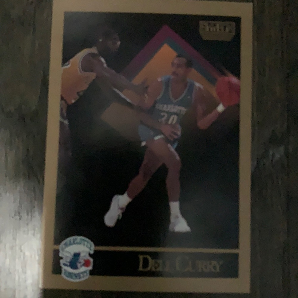 Dell Curry Skybox Charlotte Hornets